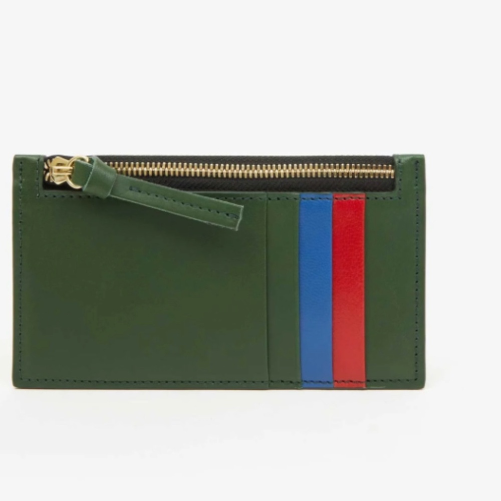 Clare V. Small Card Zip Wallet